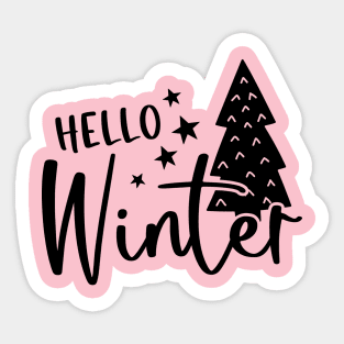 Hello Winter | Winter Vibes Sticker